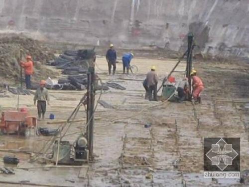 八宿我公司承建北京房山区水池地基注浆加固工程